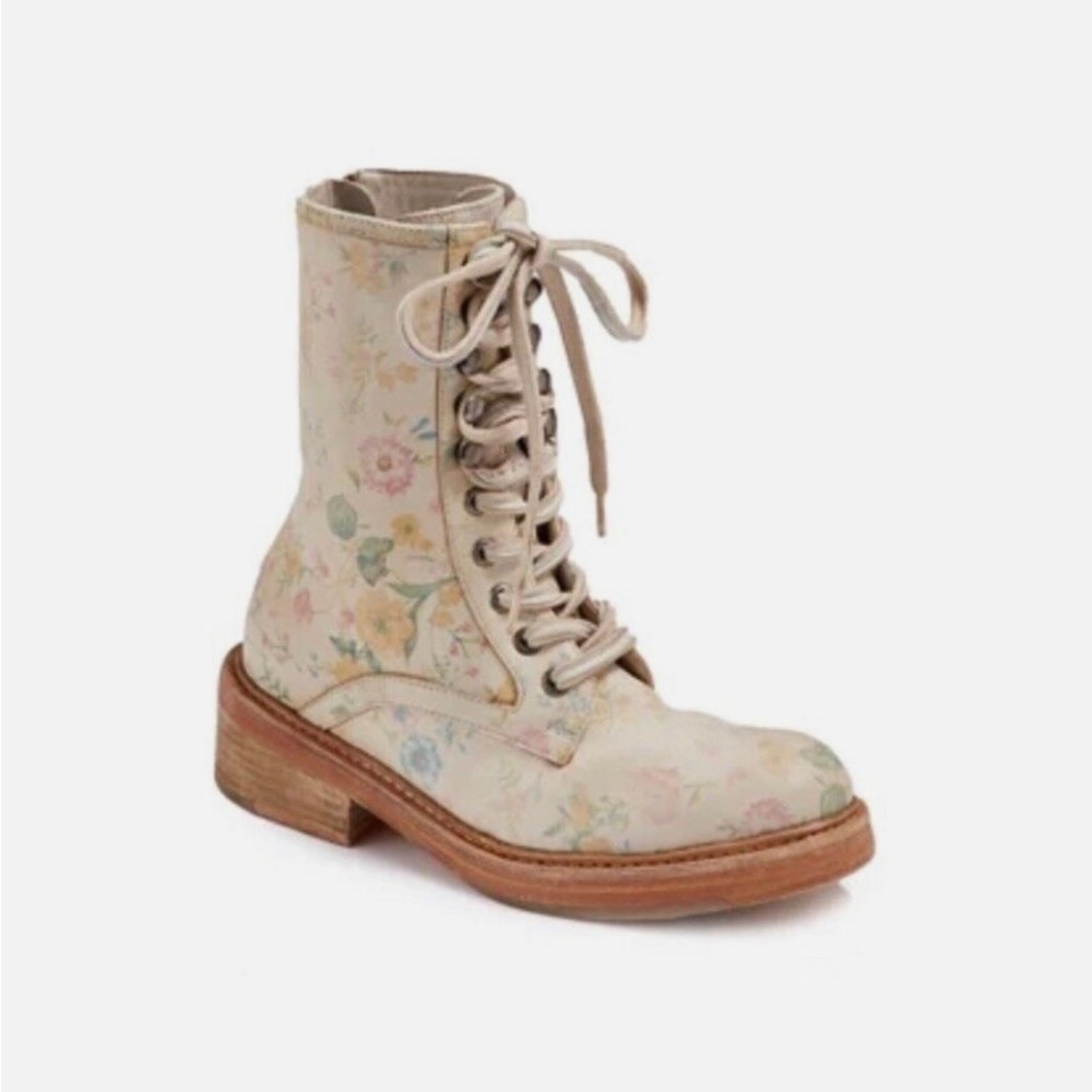Free people Flower print boots